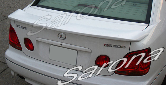 Custom Lexus GS300-400  Sedan Trunk Wing (1998 - 2005) - $299.00 (Manufacturer Sarona, Part #LX-029-TW)